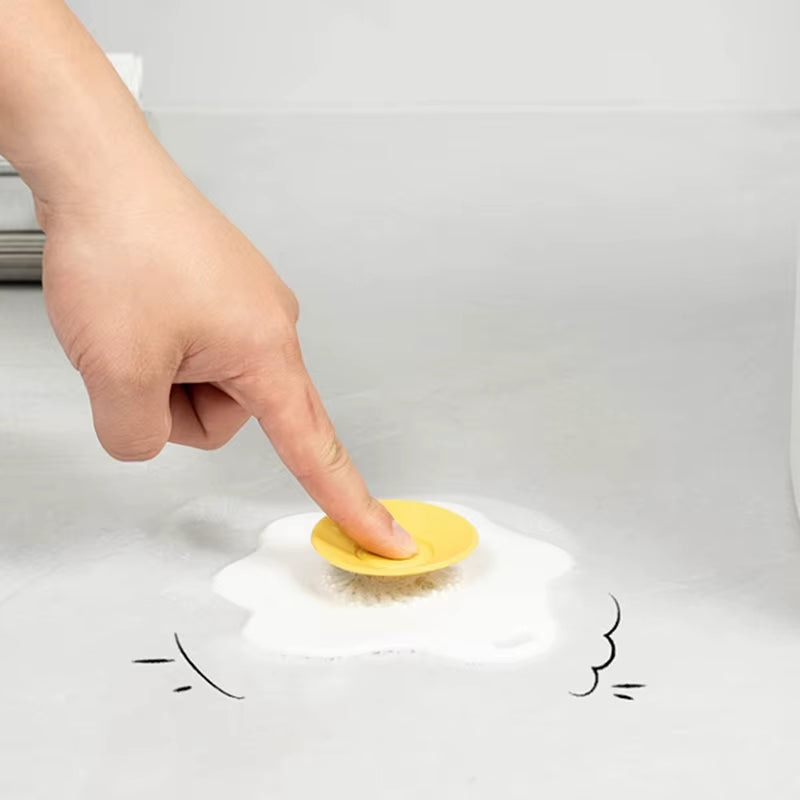 Universal Drain Cover Stopper, Silicone Anti-Odor Drain Seal Effective Pest and Odor Blocker for Bathroom Sink &Shower,