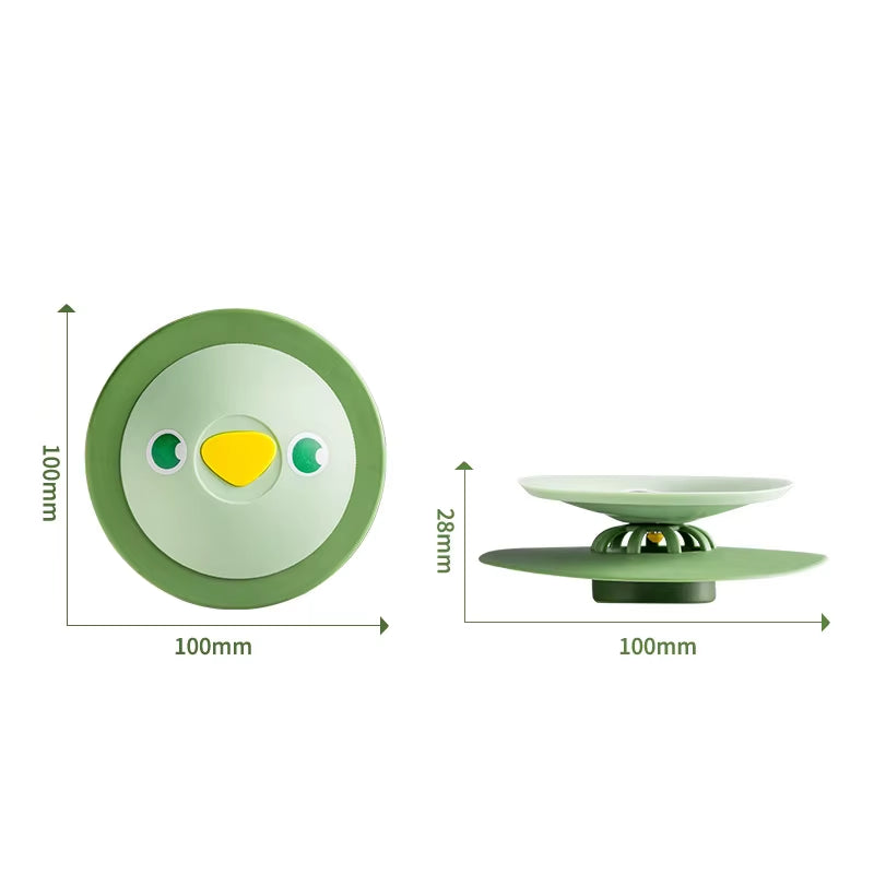 Universal Drain Cover Stopper, Silicone Anti-Odor Drain Seal Effective Pest and Odor Blocker for Bathroom Sink &Shower,